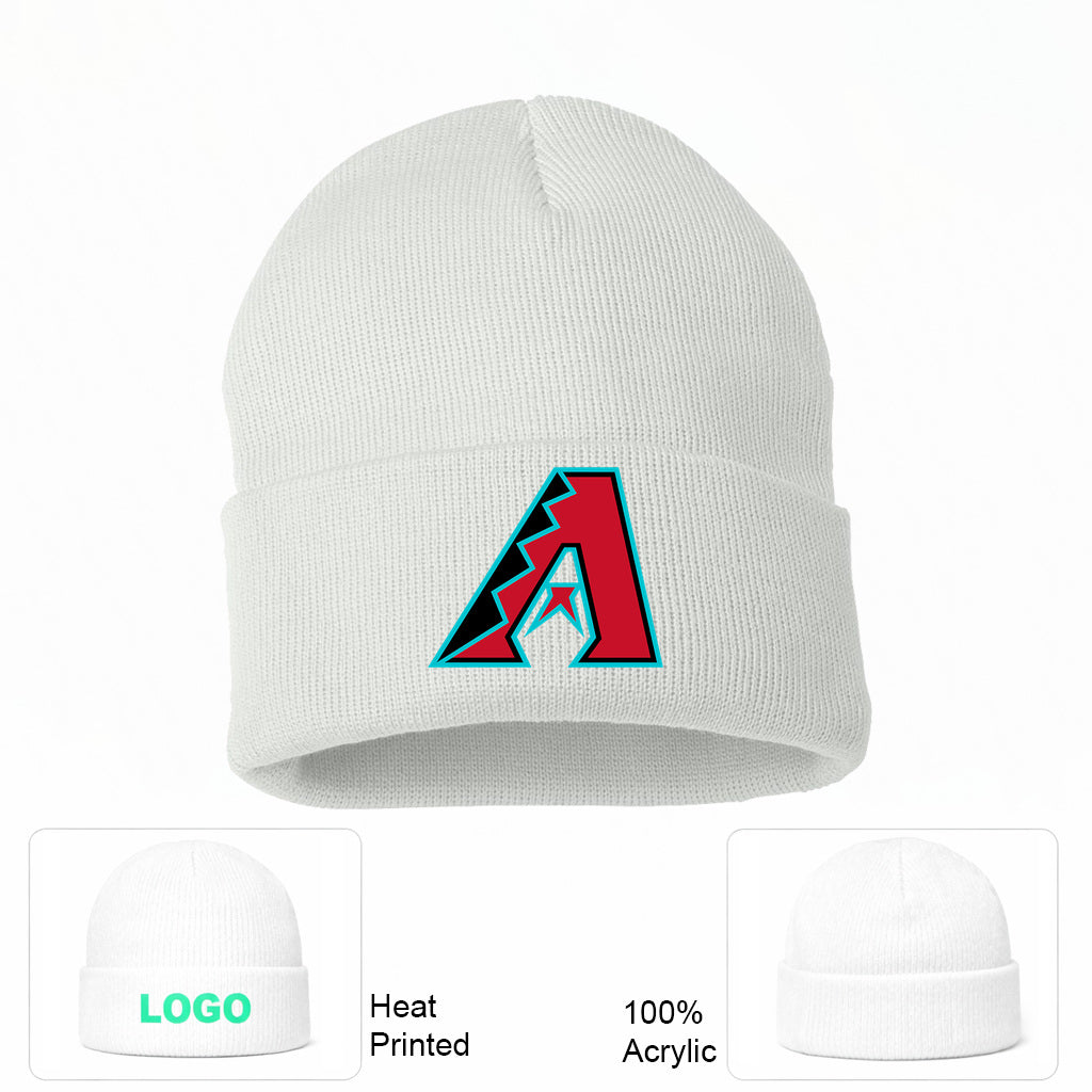MLB Arizona Diamondbacks Beanie Hat - White