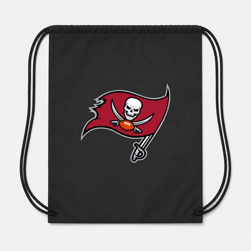 Tampa Bay Buccaneers Drawstring Bag - Black