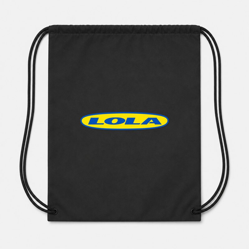 Lola Drawstring Bag - Black