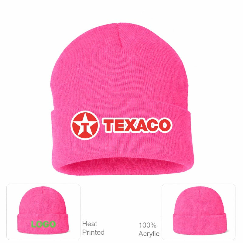 Texaco Pink Beanie Hat