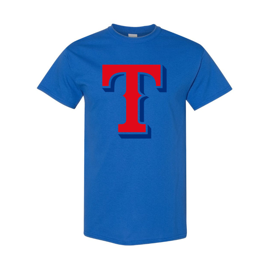 Men's Texas Rangers Cotton T-Shirt - Blue