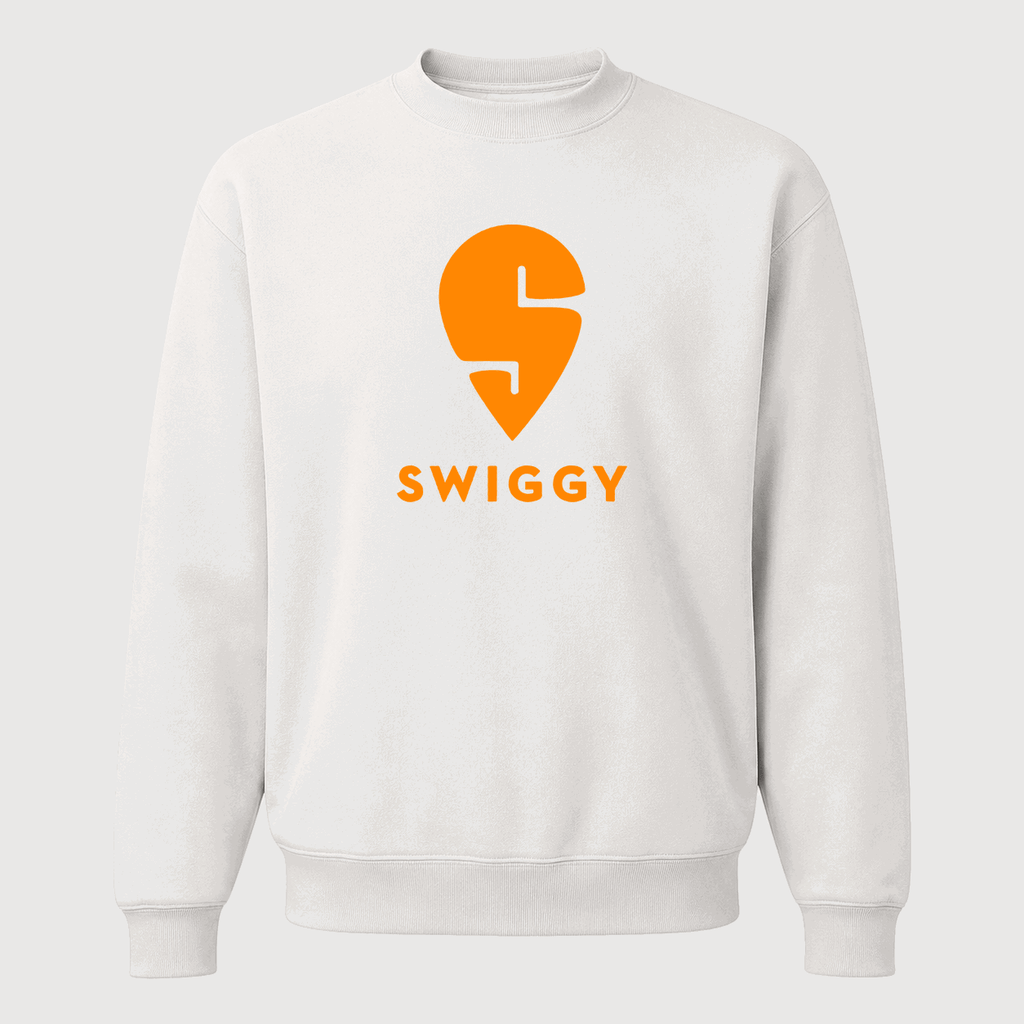 Men's Swiggy Crewneck Sweatshirt - White