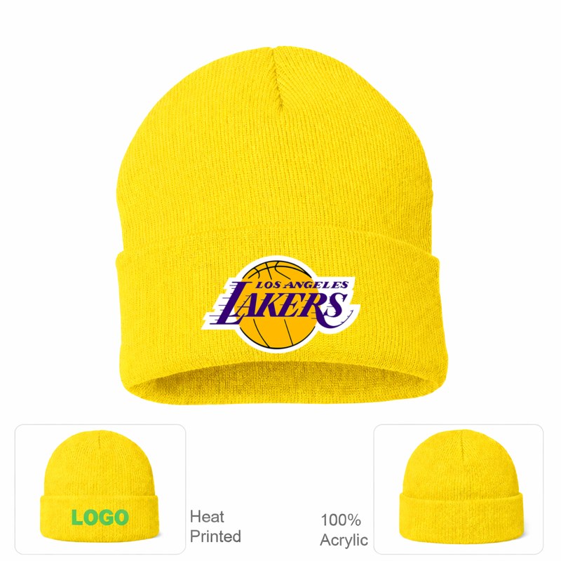 NBA Los Angeles Lakers Beanie Hat - Yellow