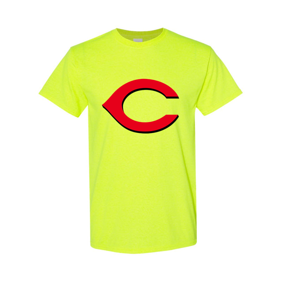 Men's Cincinnati Reds Cotton T-Shirt - Safety Green