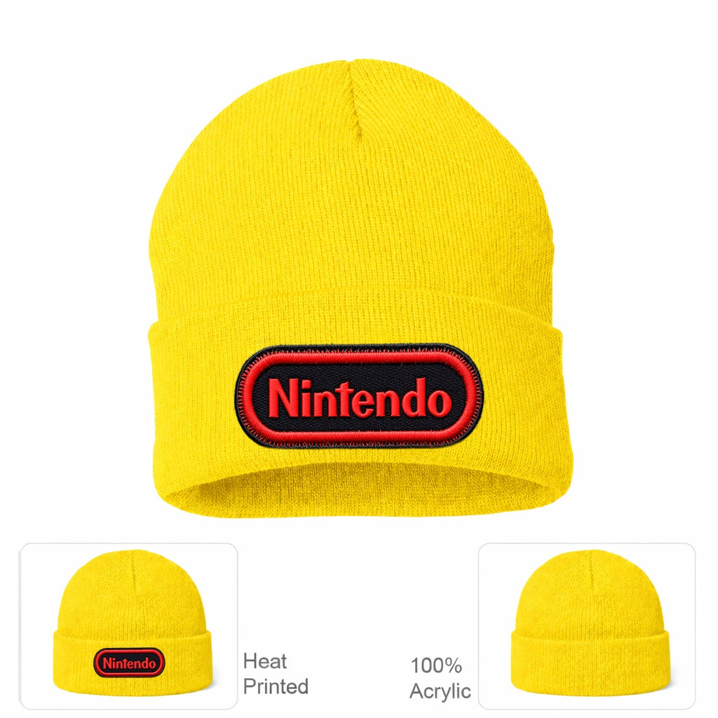 Nintendo Beanie Hat - Yellow