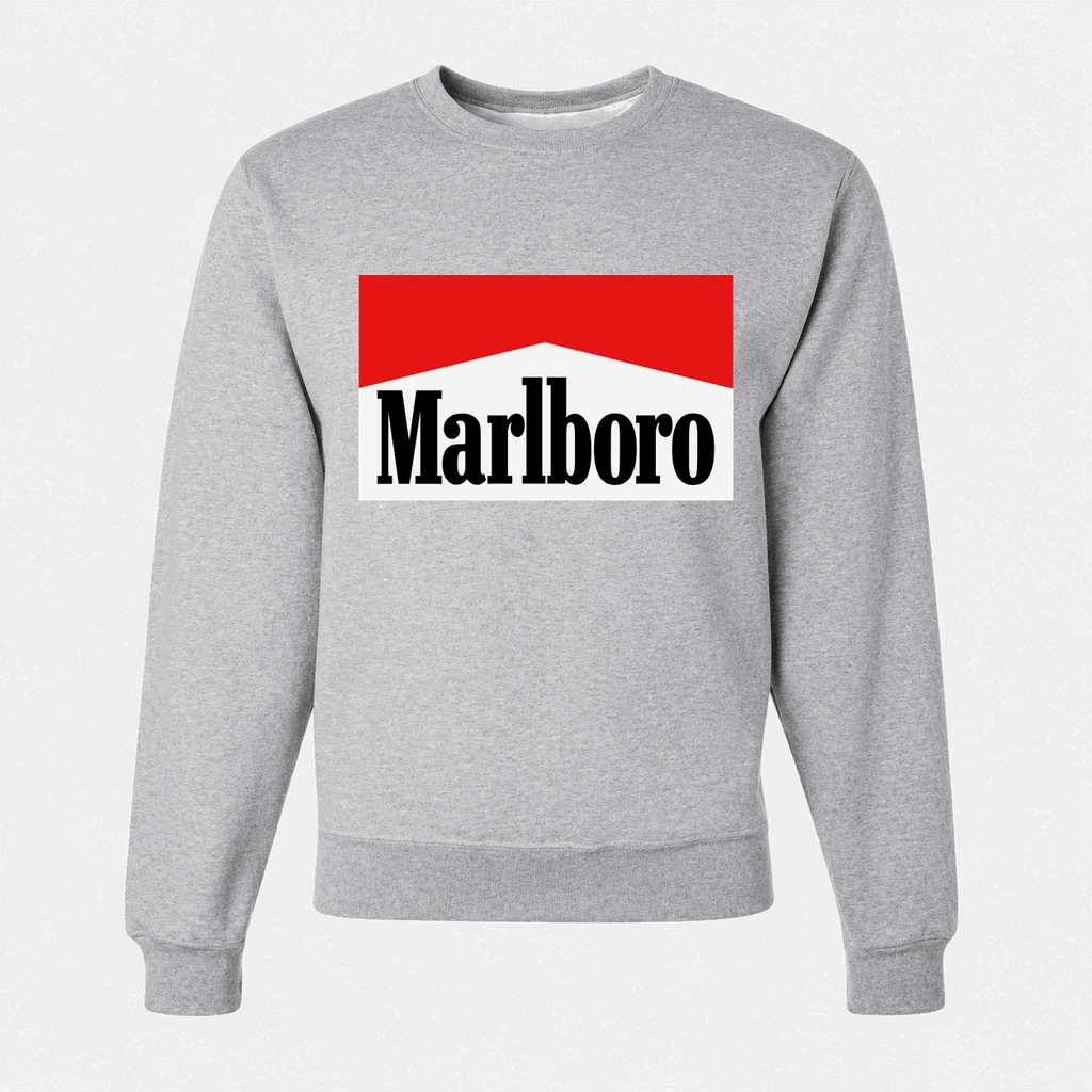 Men's Marlboro Crewneck Sweatshirt - Gray