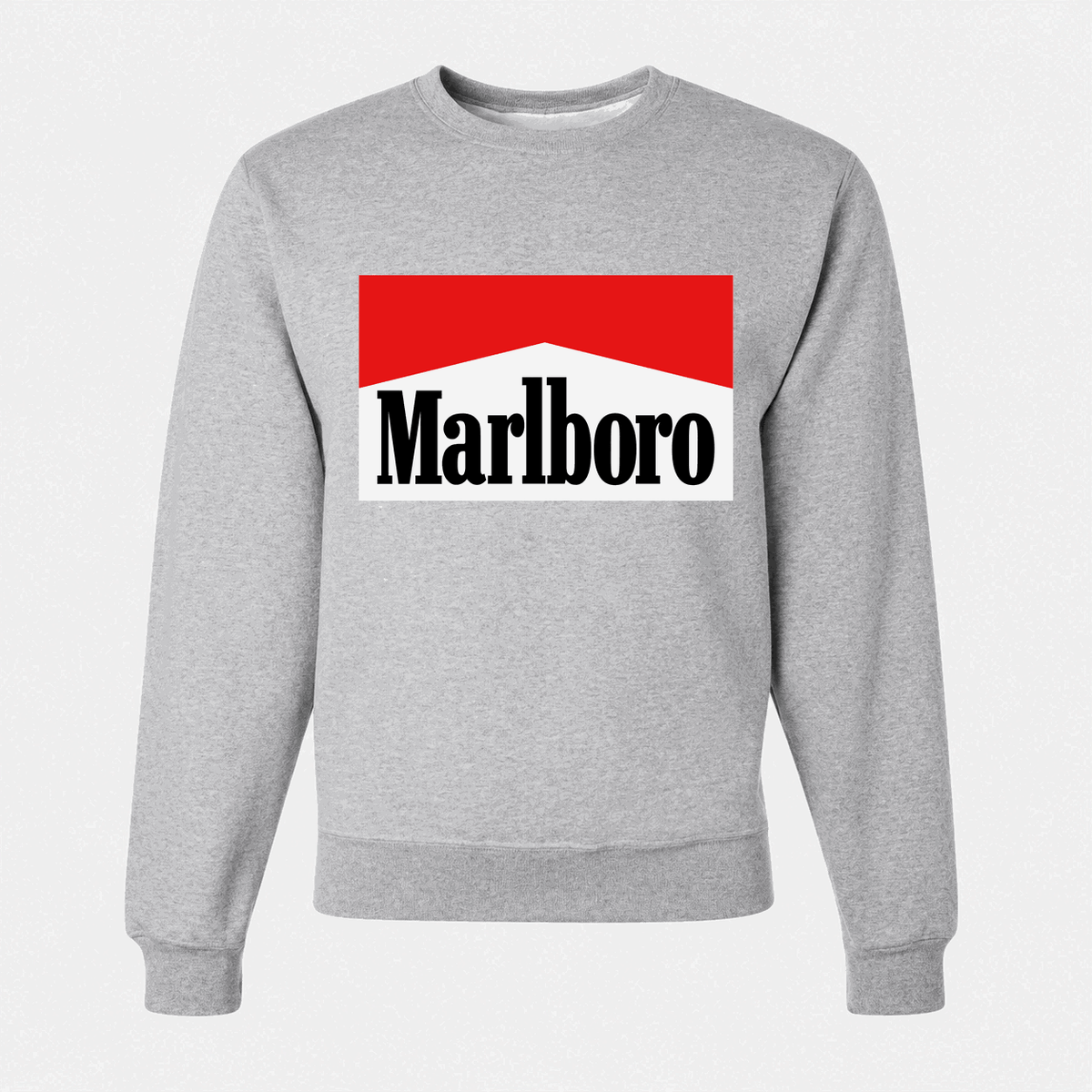 Men's Marlboro Crewneck Sweatshirt - Gray