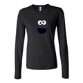 Women's Cookie Monster Long Sleeve T-Shirt - Black