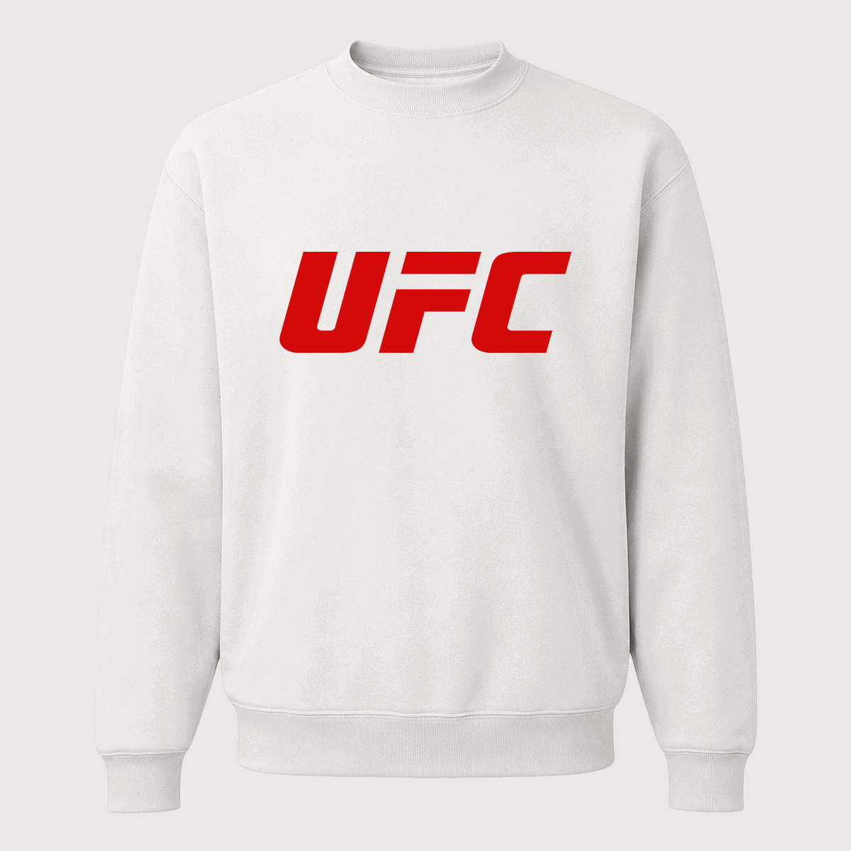 Men's UFC Logo Crewneck Sweatshirt - White
