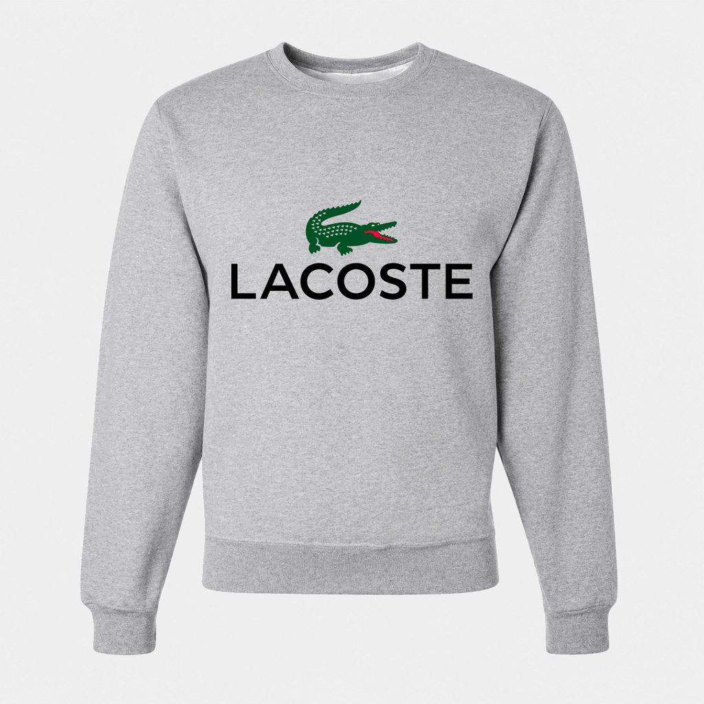 Men's Lacoste Crewneck Sweatshirt - Gray
