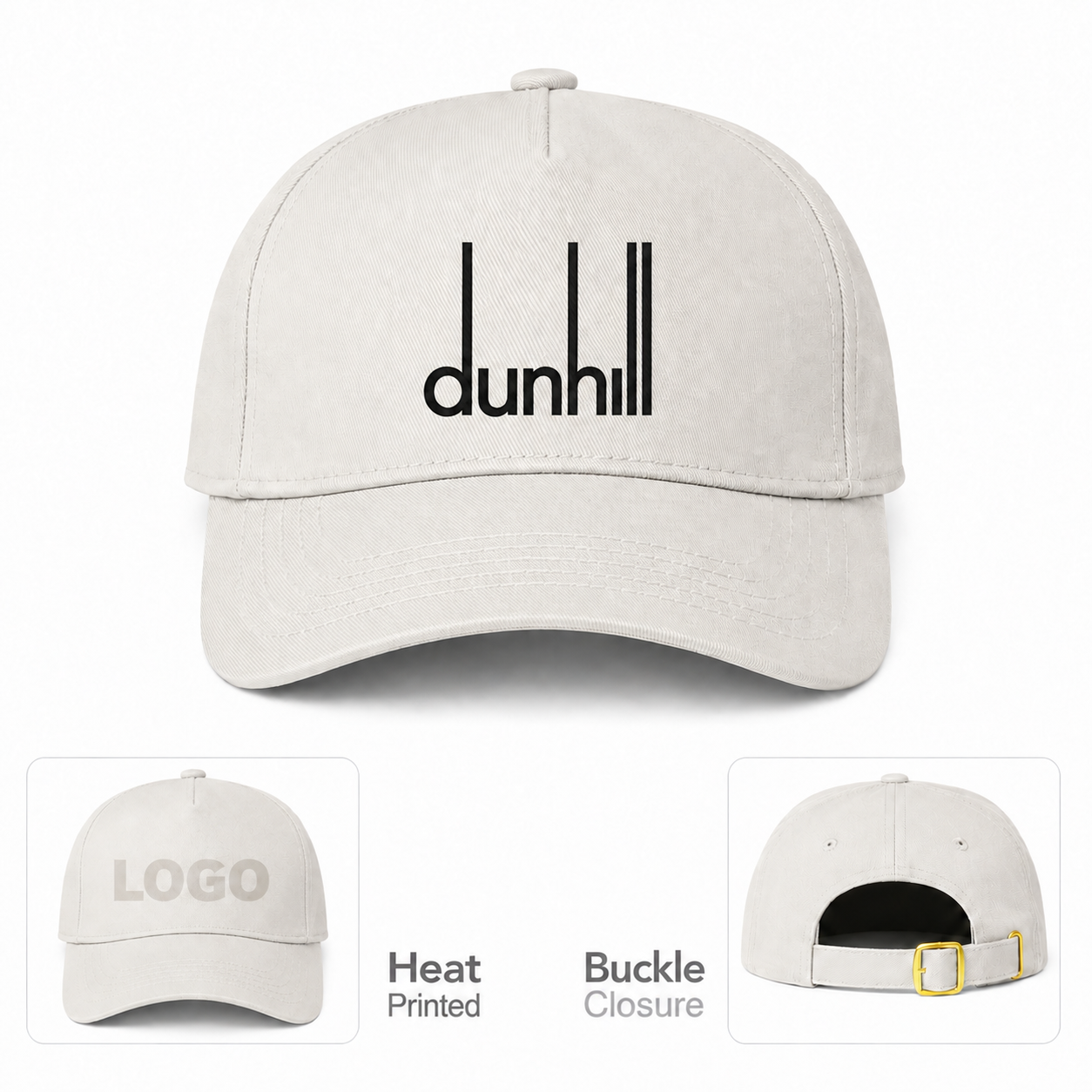 Dunhill Beige Dad Baseball Cap Hat
