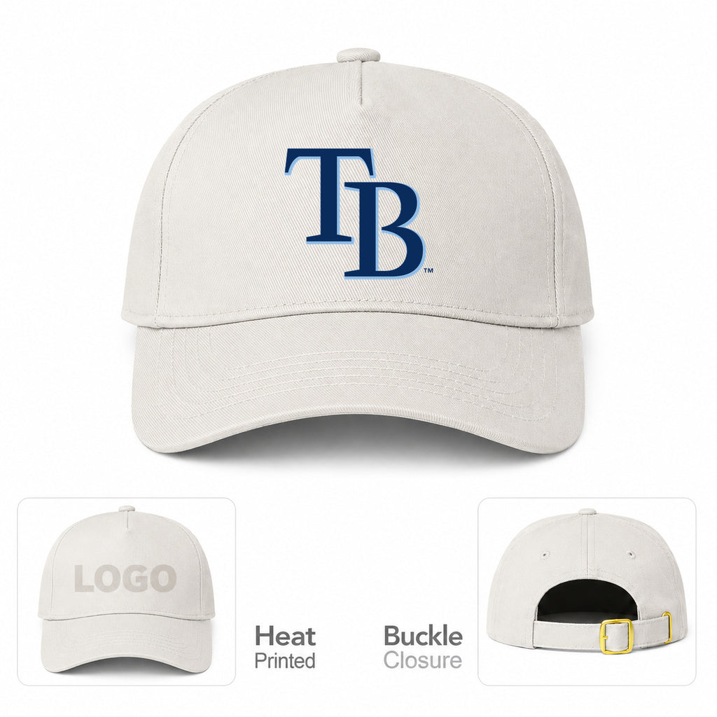 MLB Tampa Bay Rays Baseball Cap Hat - Beige