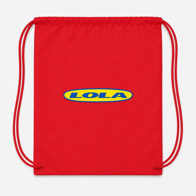 Lola Drawstring Bag - Red