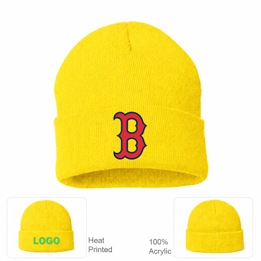 MLB Boston Red Sox Beanie Hat - Yellow