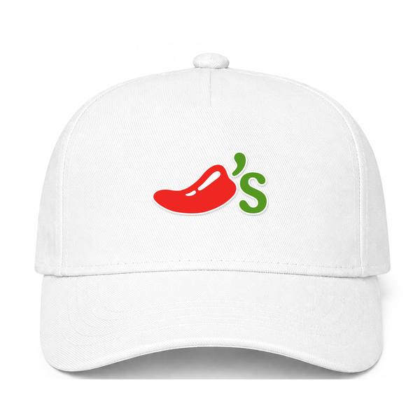 Chili's Logo Version 2 White Dad Baseball Cap Hat