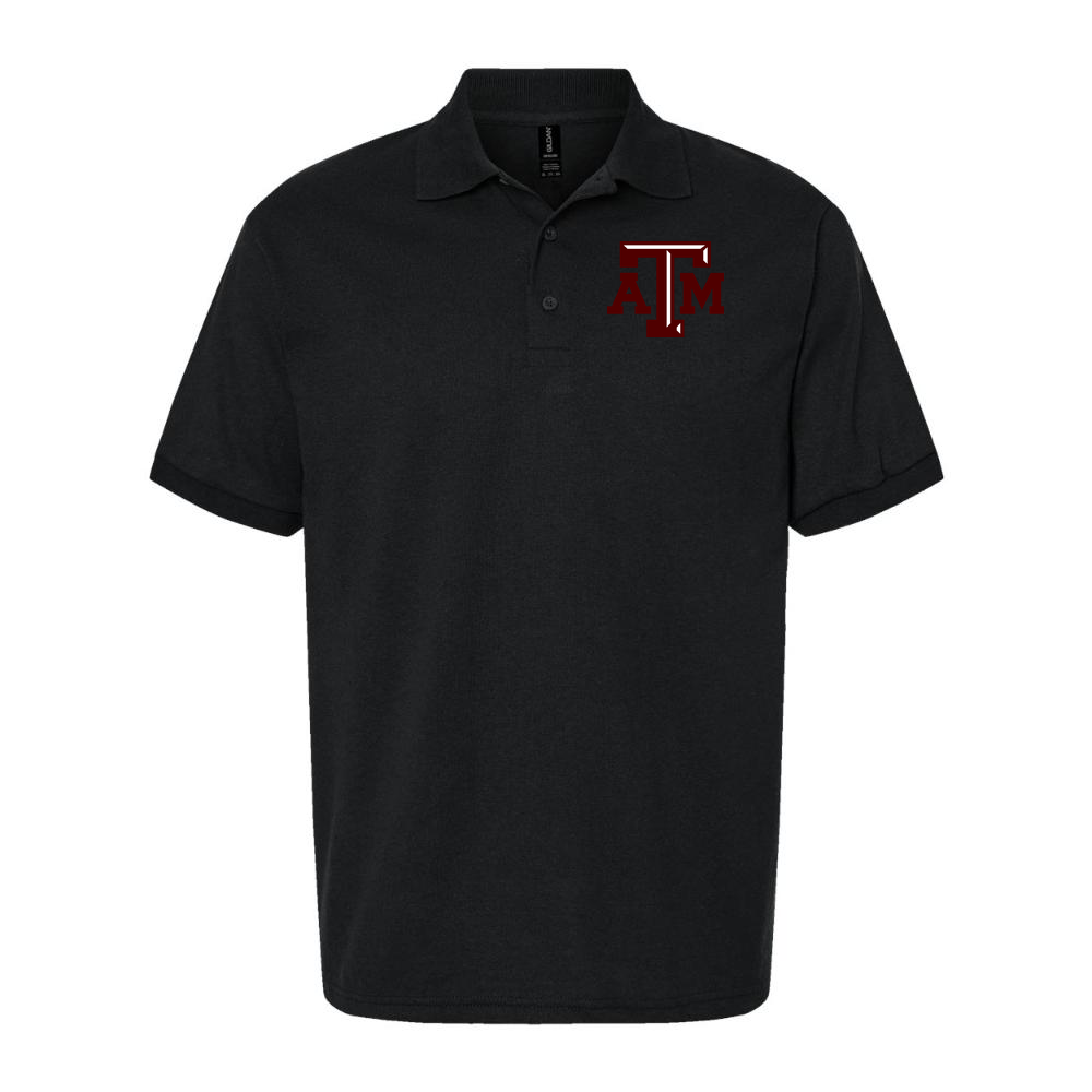 Men's Texas A&M University Dry Blend Polo - Black