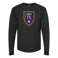 Men's Real Salt Lake Soccer Long sleeves Cotton Blend T-Shirt - Black
