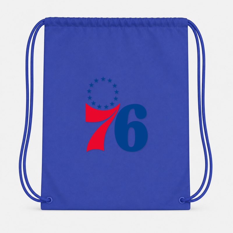 Philadelphia 76ers Drawstring Bag - Blue