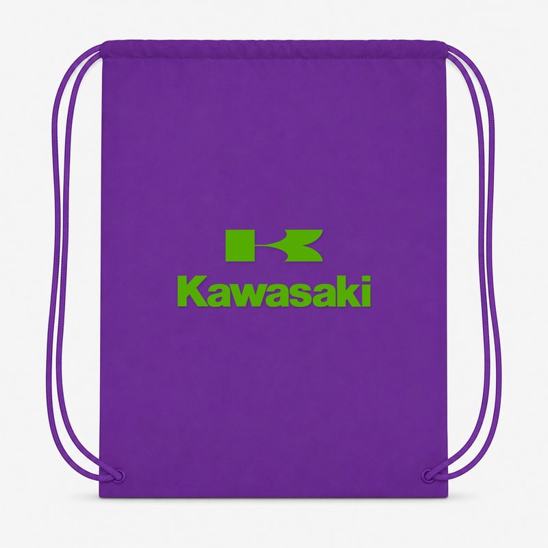 Kawasaki Drawstring Bag - Purple