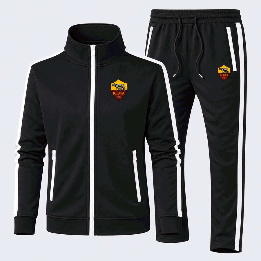 AS Roma FC tracksuit in Black
