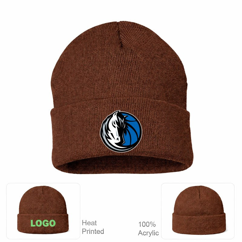 Dallas Mavericks Brown Beanie Hat