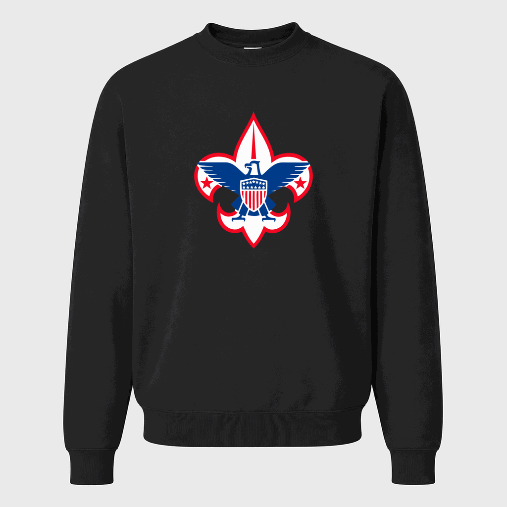 Men's Boy Scouts of America Crewneck Sweatshirt - Black