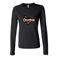 Women's Doritos Logo food 1536x864 Long Sleeve T-Shirt - Black