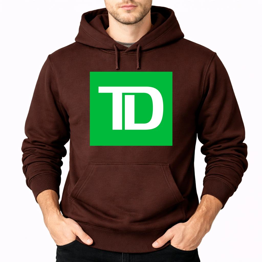 Men's TD Bank Pullover Hoodie - Brown