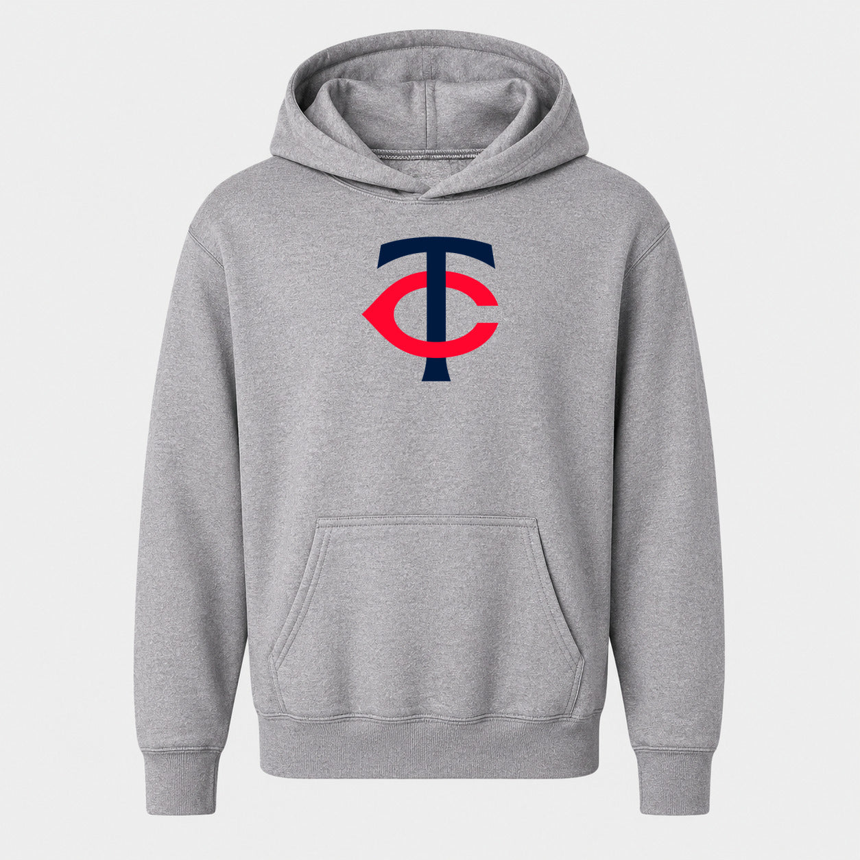 Youth Minnesota Twins Pullover Hoodie - Gray