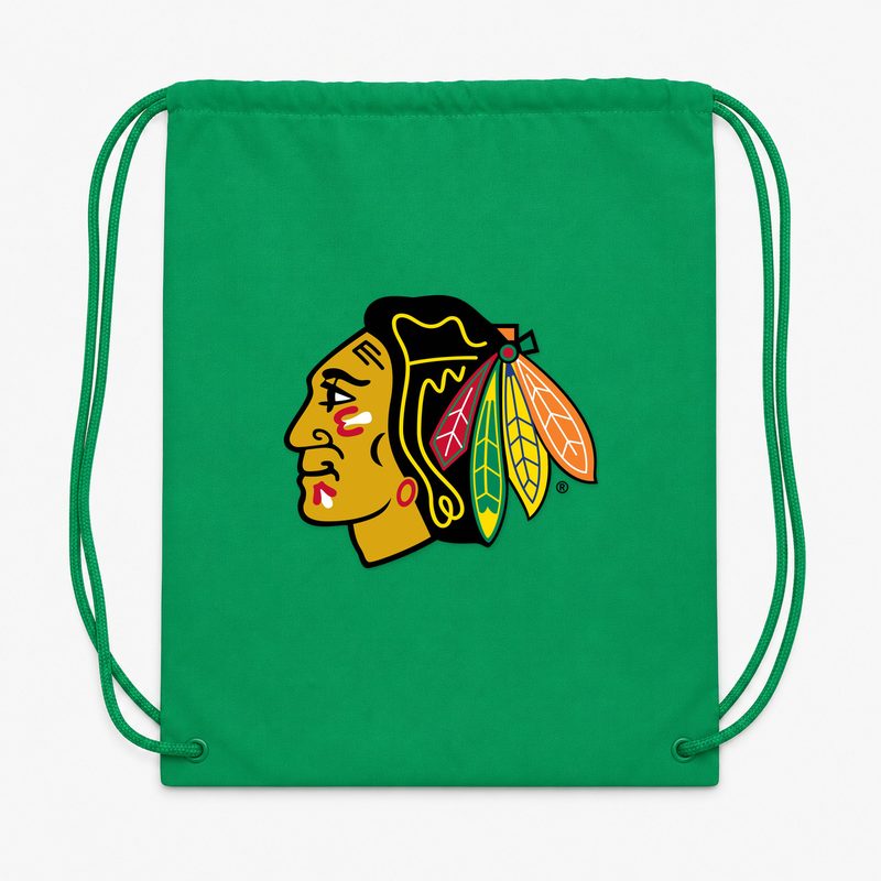 Chicago Blackhawks Drawstring Bag - Green