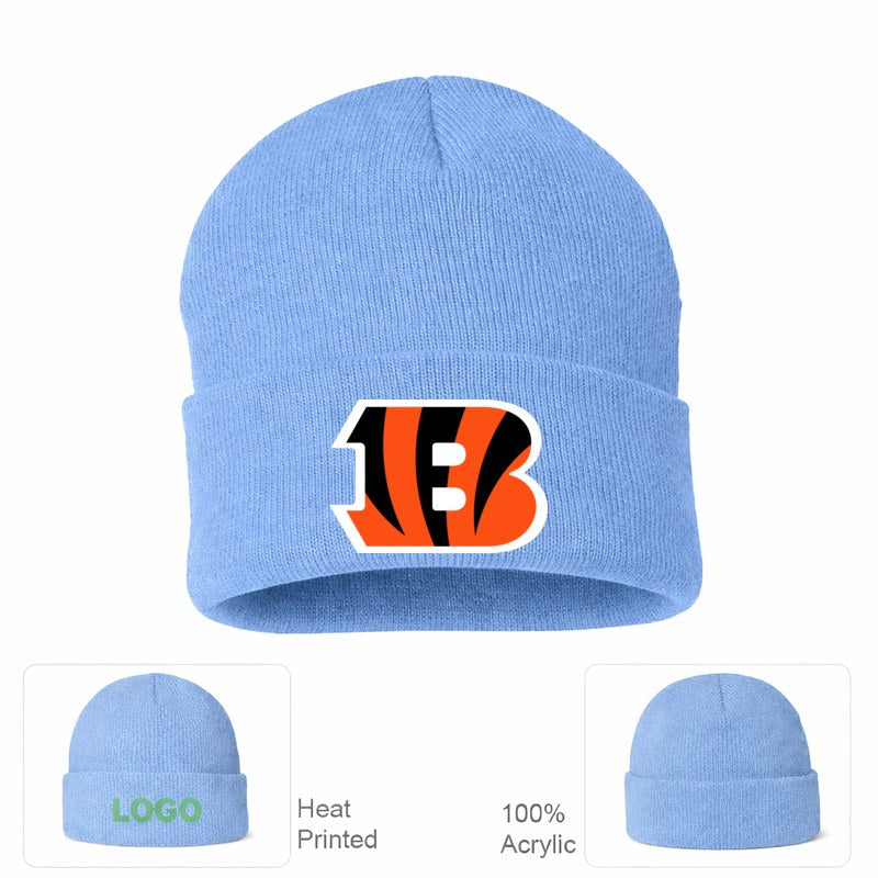 Cincinnati Bengals Sky Blue Beanie Hat
