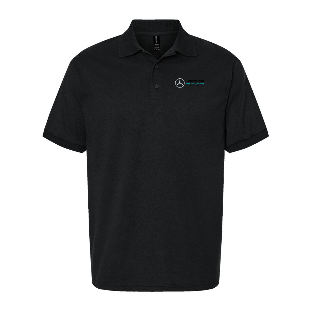 Men's Mercedes AMG Petronas Formula One Team Dry Blend Polo - Black