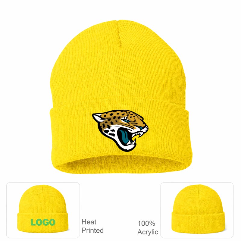 Jacksonville Jaguars Yellow Beanie Hat