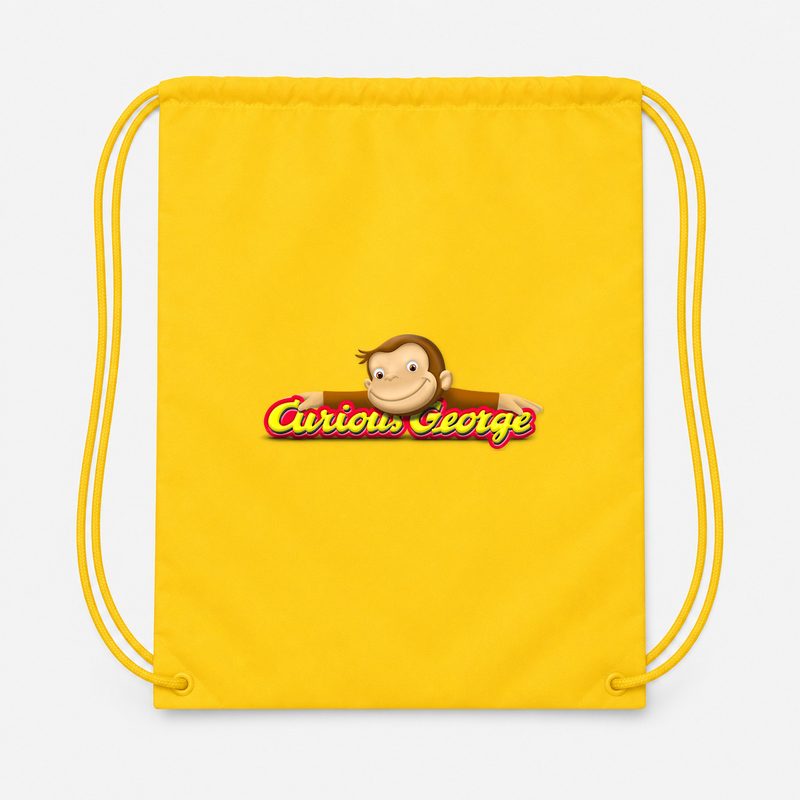 Curious George PNG3 Drawstring Bag - Yellow