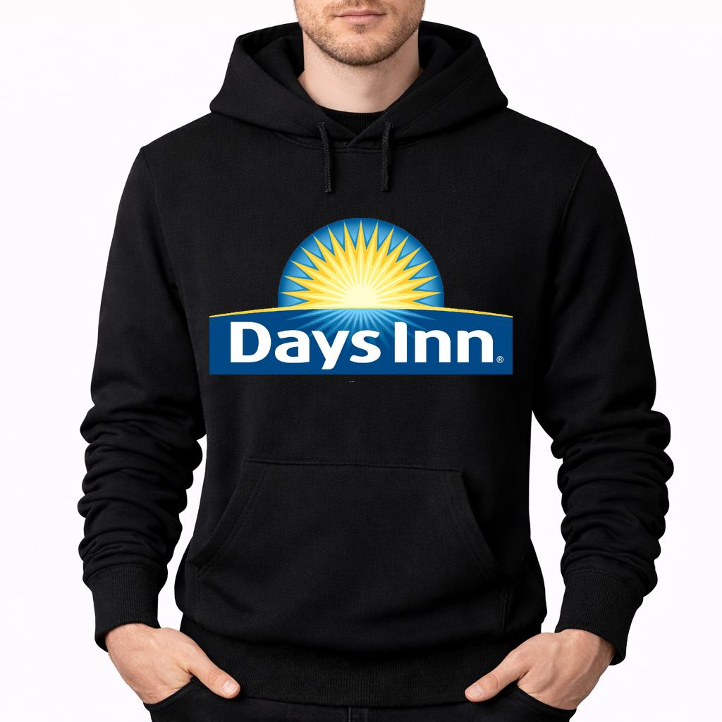 Men's Days Inn Pullover Hoodie - Black
