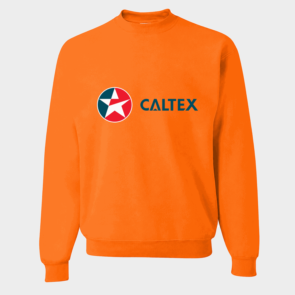 Men's Caltex Crewneck Sweatshirt - Orange