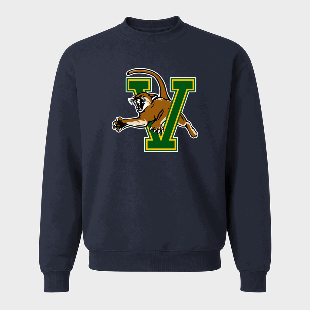 Men's Vermont Catamounts Crewneck Sweatshirt - Navy