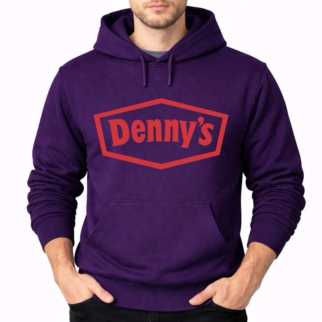 Men's Dennys Pullover Hoodie - Purple