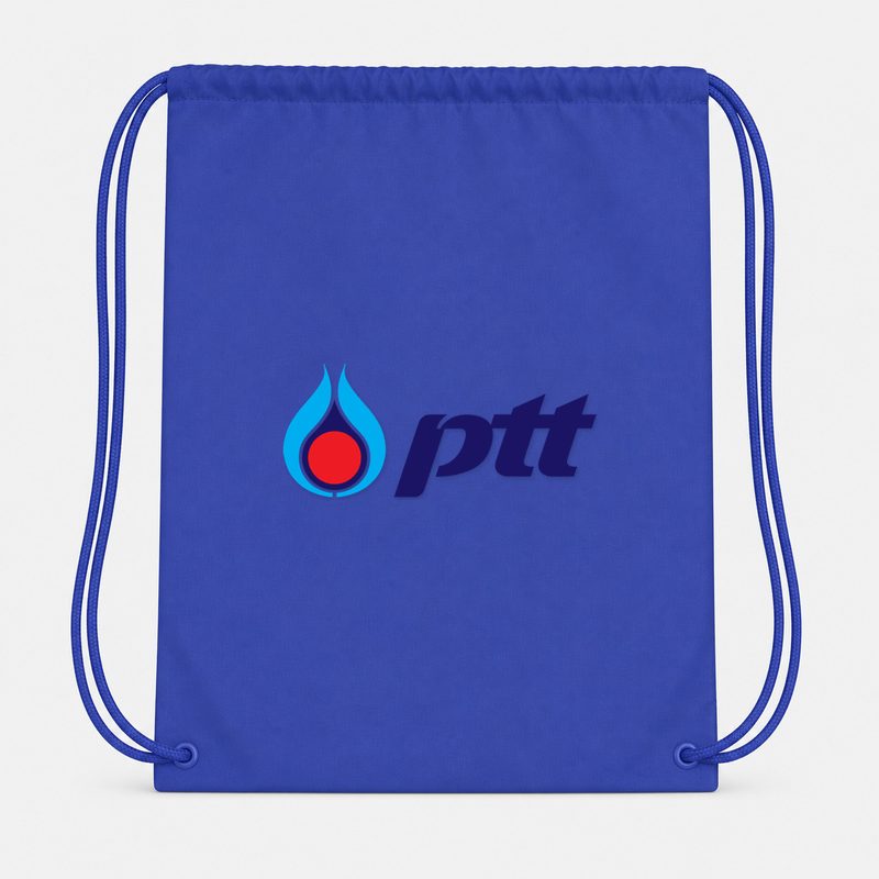 PTT Drawstring Bag - Blue