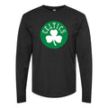 Men's Boston Celtics Long sleeves Cotton Blend T-Shirt - Black