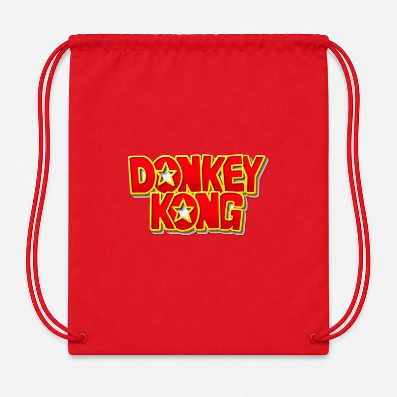 Donkey Kong Drawstring Bag - Red