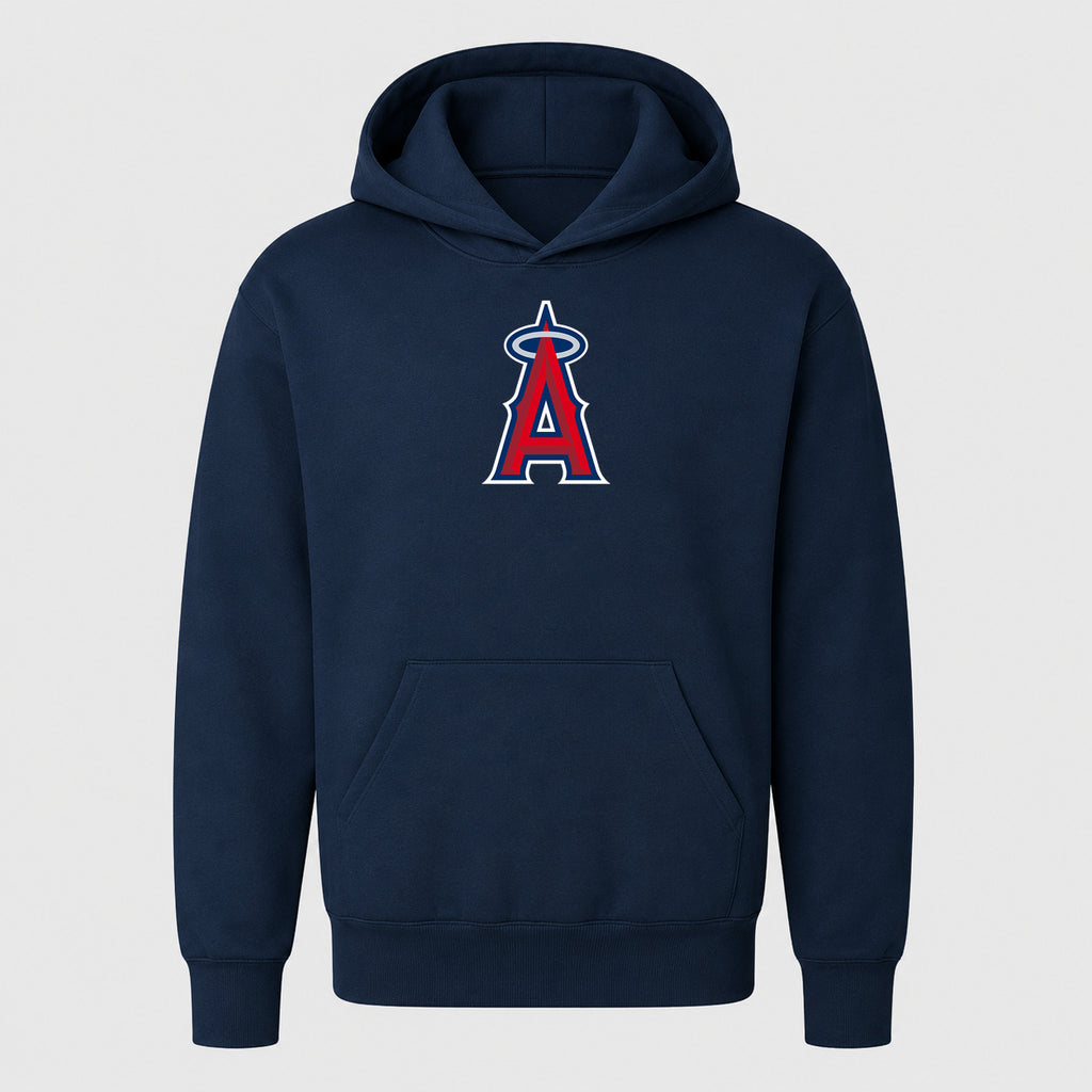 Youth Los Angeles Angels Pullover Hoodie - Navy