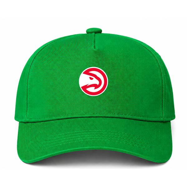 Atlanta Hawks NBA Logo Green Dad Baseball Cap Hat