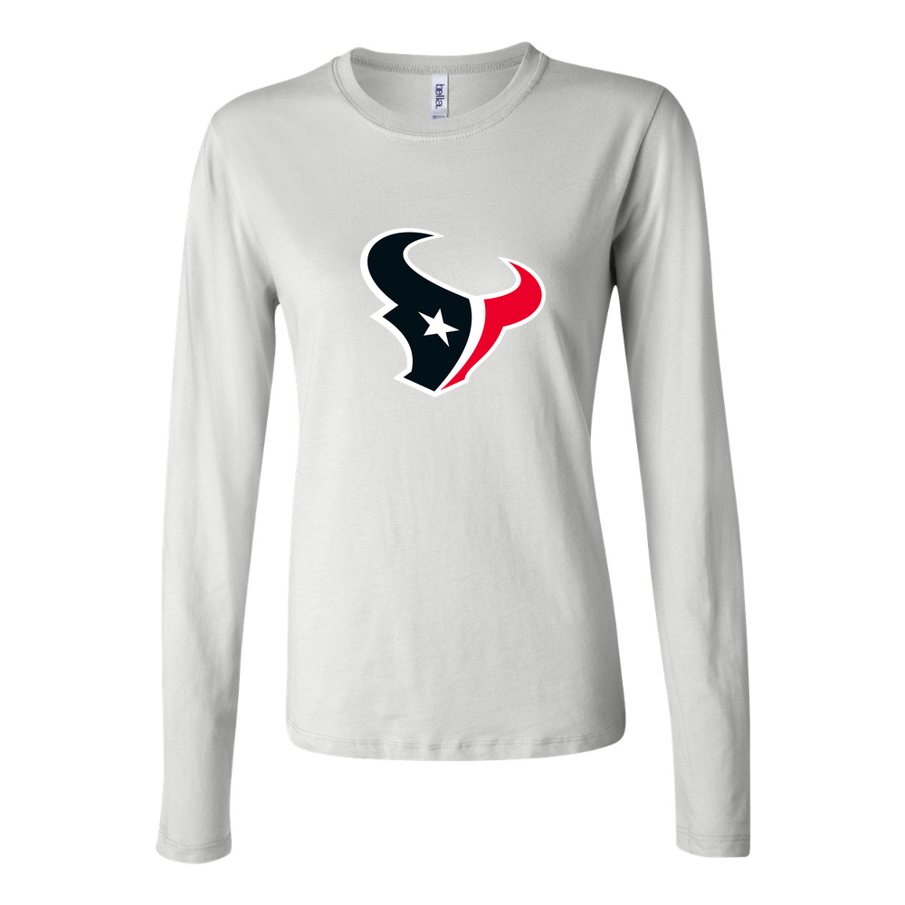 Women's Houston Texans Long Sleeve T-Shirt - White