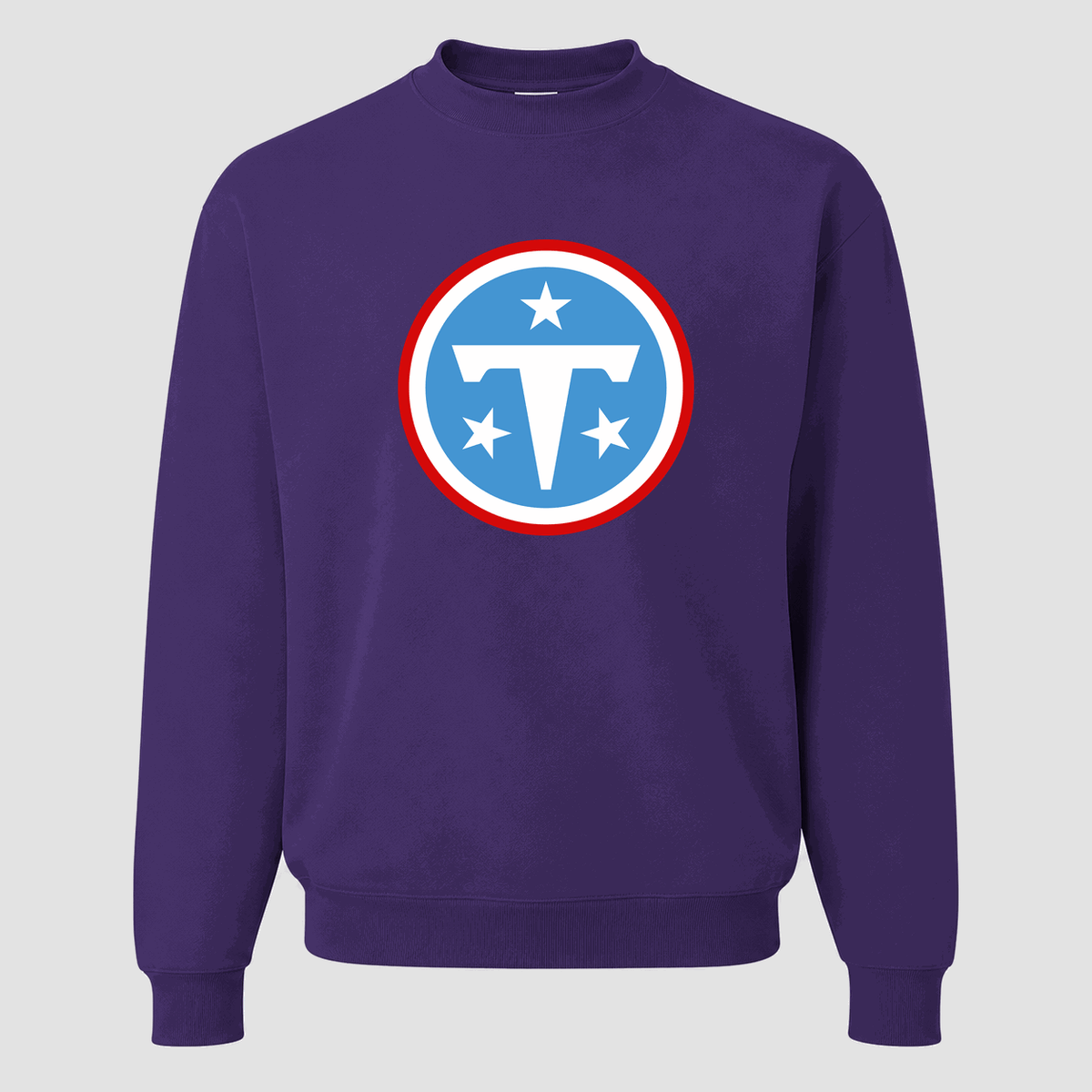 Men's Tennessee Titans Crewneck Sweatshirt - Purple