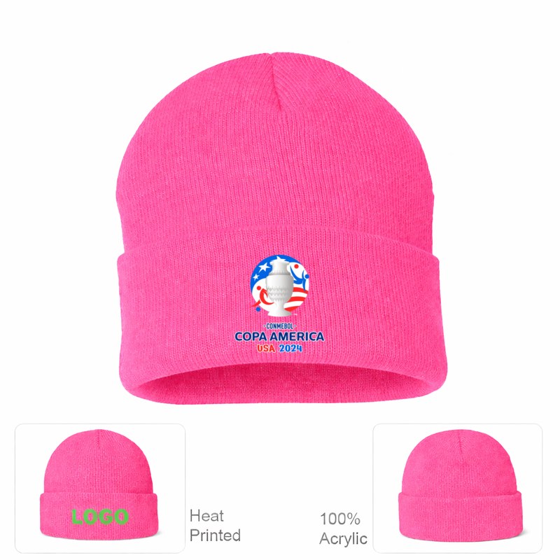 Copa America 2024 Beanie Hat - Pink