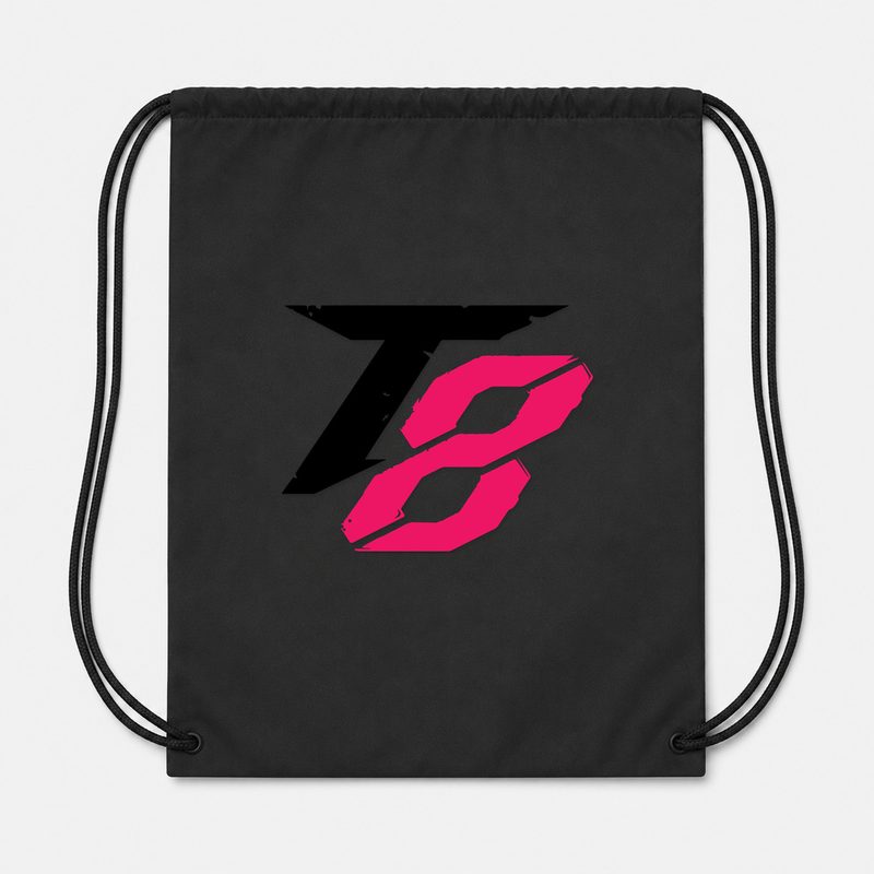 Tekken 8 Black Drawstring Bag - Black