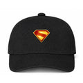 Superman 2025 Logo Black Dad Baseball Cap Hat