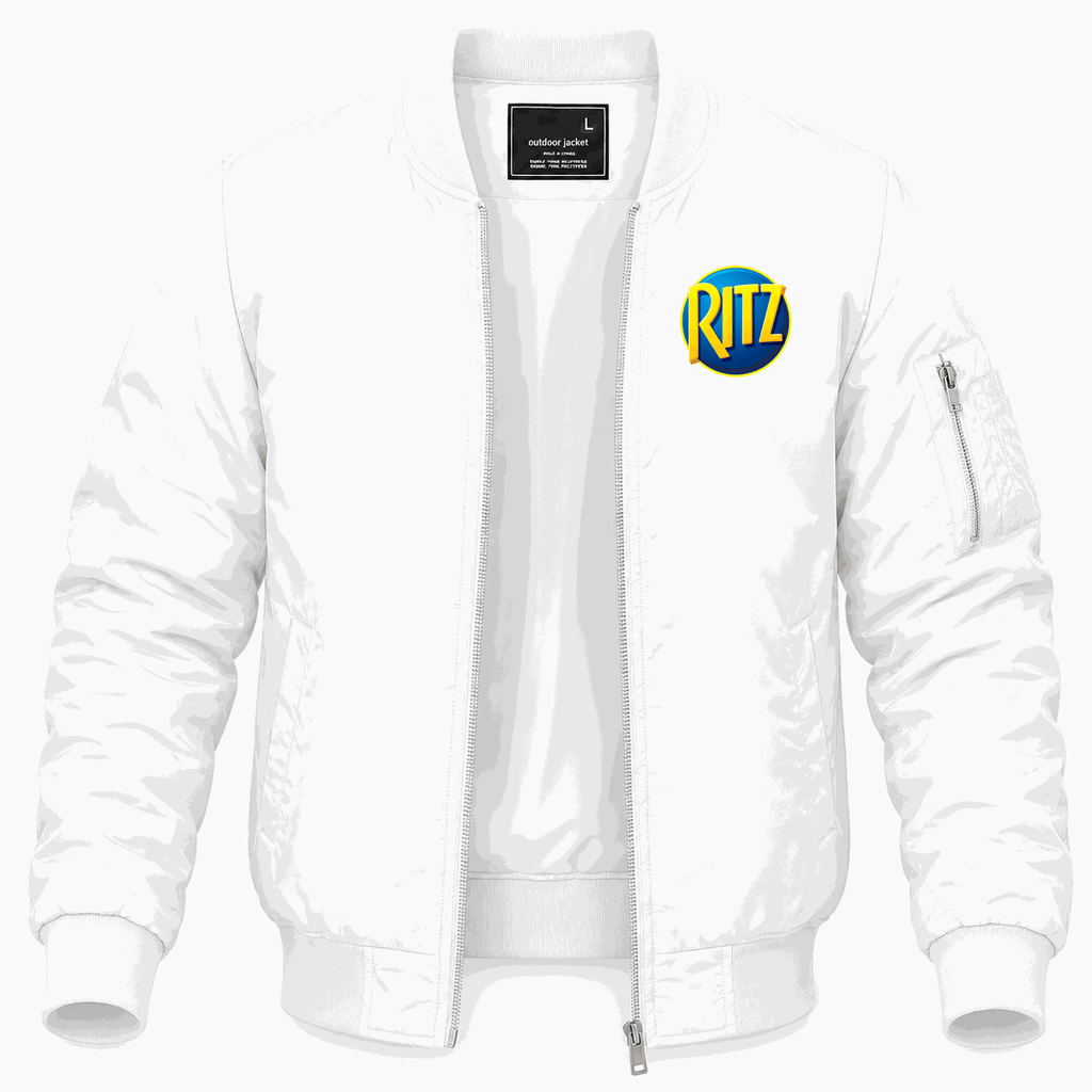 Men's Ritz Mondelez Lightweight Bomber Jacket - White