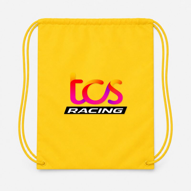 TCS Racing Drawstring Bag - Yellow